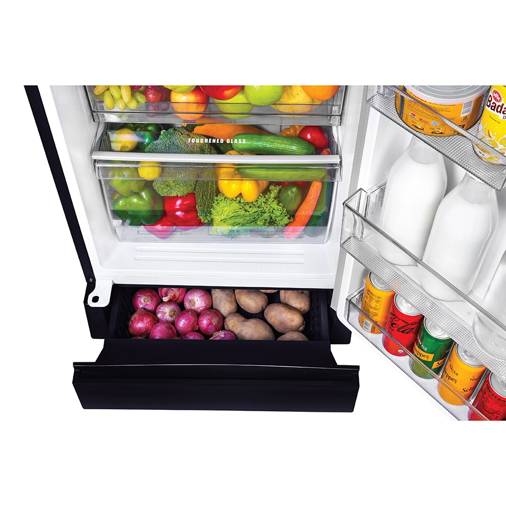 Haier 190L 5 Star Direct Cool Single Door Refrigerator with Toughened Glass Shelf - HRD-2105PMD-P